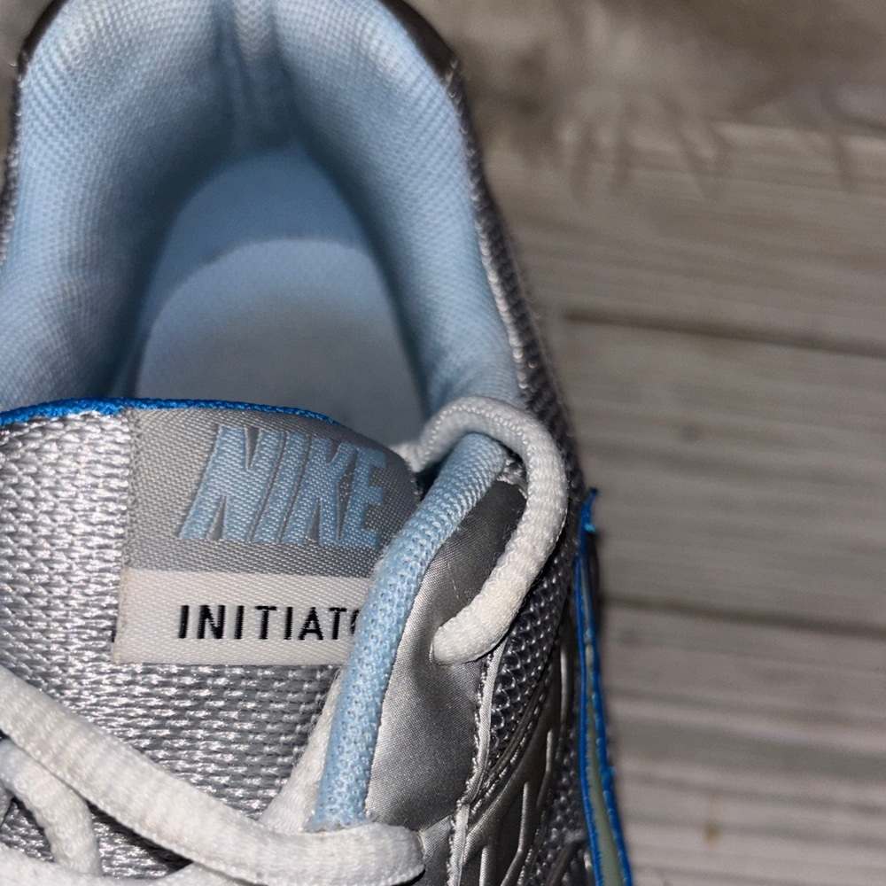 Nike Initiator Metallic Silver Ice Blue Sneakers Athlesuire Women’s Size 10 - Picture 6 of 10